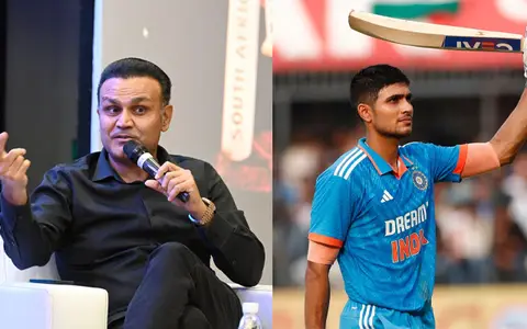 Virender Sehwag and Shubman Gill