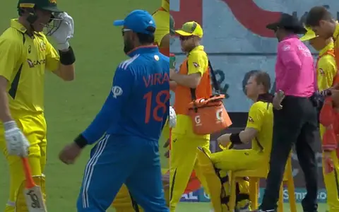 Virat Kohli, Marnus Labuschagne and Steve Smith