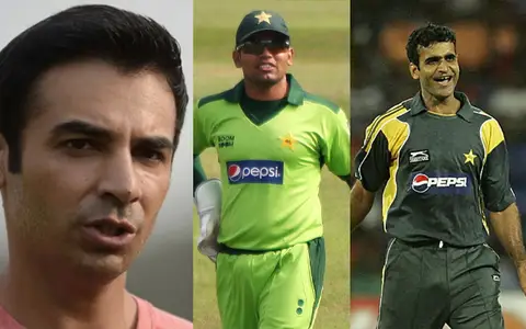 Salman Butt, Kamran Akmal and Rao Iftikhar Anjum