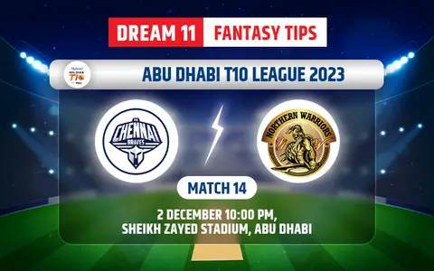 The Chennai Braves vs Northern Warriors Dream11 Team Today