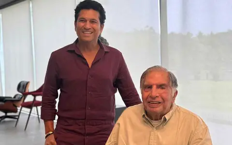 Sachin Tendulkar and Ratan Tata