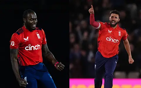 Jofra Archer and Saqib Mahmood