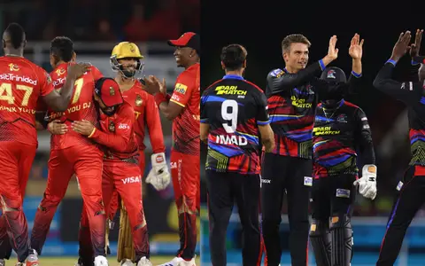 Trinbago Knight Riders and Antigua and Barbuda Falcons
