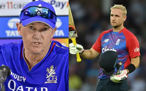 Andy Flower and  Liam Livingstone
