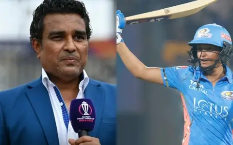 Sanjay Manjrekar and Harmanpreet Kaur.