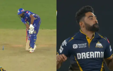 Rohit Sharma and Mohammed Siraj