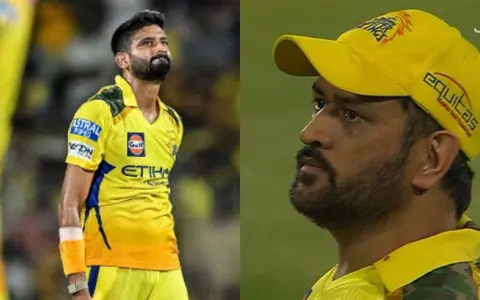 Khaleel Ahmed and MS Dhoni