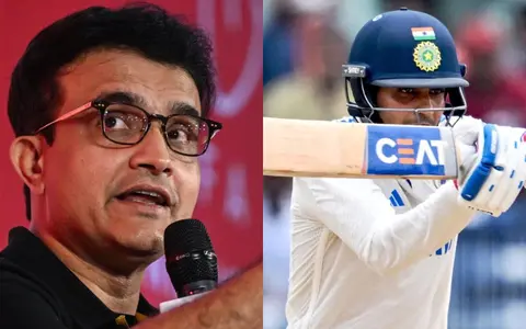 Sourav Ganguly and Shubman Gill