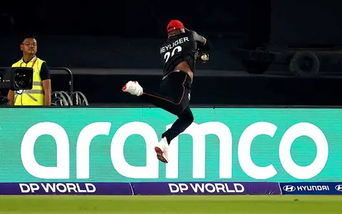 Video of the Day: T20 World Cup 2026 - Dilon Heyliger jaw-dropping effort at the fence ends Aiden Markram’s belligerent knock