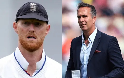 Ben Stokes and Michael Vaughan