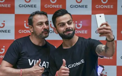 Virat Kohli Gionee