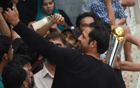 Pakistani cricket captain Sarfaraz Ahmed