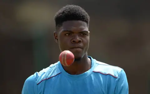 West Indies pacer Alzarri Joseph fined for breaching Code of Conduct against Bangladesh in first ODI.