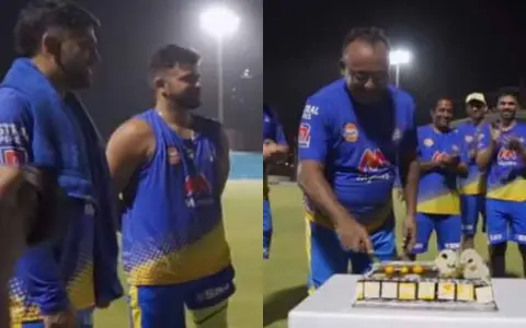 CSK manager Russ’ birthday celebrations