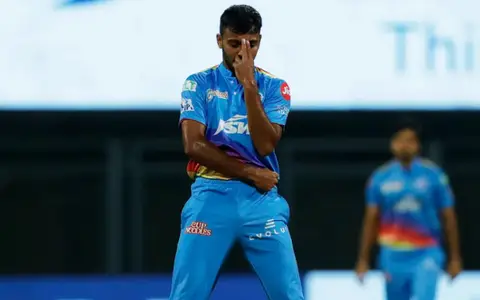 Chetan Sakariya Dragon Ball Z celebration