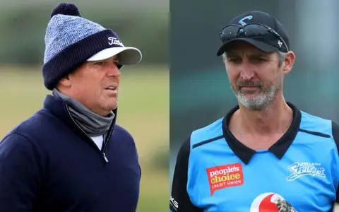 Shane Warne & Jason Gillespie