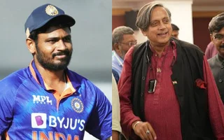 Shashi Tharoor and Sanju Samson