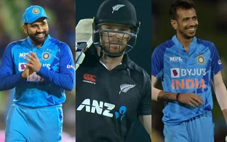 Rohit sharma, glenn phillips and Yuzi chahal