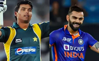 Virat Kohli and Khurram Manzoor