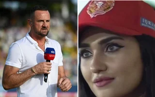 Simon Doull and Hasan Ali's Wife
