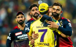 Ms Dhoni and Virat Kohli