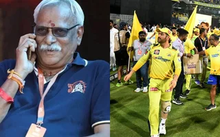Kasi Viswanathan and MS dhoni