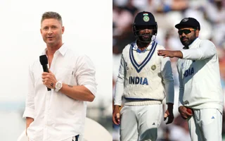 Michael Clarke & Rohit Sharma.