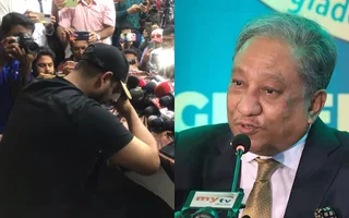 Tamim Iqbal and Nazmul Hasan
