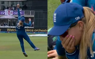 Sophie Ecclestone catch