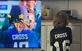 Kate Cross and her fan