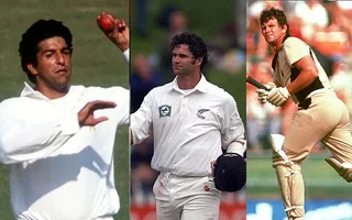 Wasim Akram- Lance Cairns and Chris Cairns