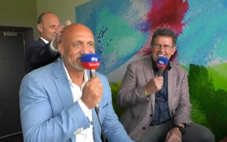 Nasser Hussain and Butcher