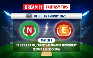 North Zone vs East Zone Dream11 Team Today