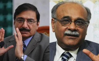ZAKA Ashraf and Najam Sethi