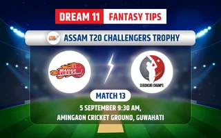 Manas Tigers vs Subansiri Champs Dream11 Team Today