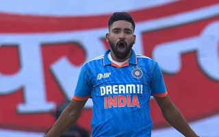 Siraj Ronaldo celebration