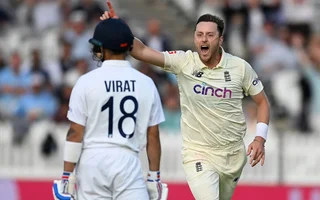 Virat Kohli and Ollie Robinson