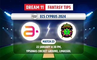 Amdocs CC vs Nicosia XI Fighters CC Dream11 Team Today