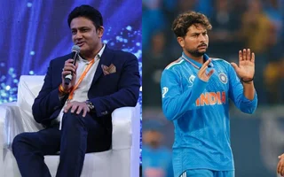 Anil Kumble and Kuldeep Yadav