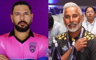 Yuvraj Singh and Chaminda Vaas