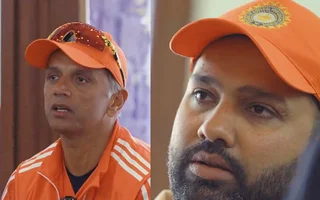 Rahul Dravid and Rohit Sharma