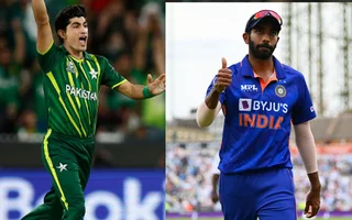 Naseem Shah and Jasprit Bumrah
