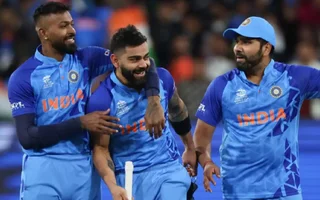 Rohit Sharma, Virat Kohli and Hardik Pandya