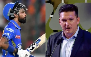 Graeme Smith and Hardik Pandya