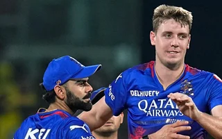 Virat Kohli and Cameron Green