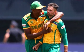 Kagiso Rabada and Keshav Maharaj