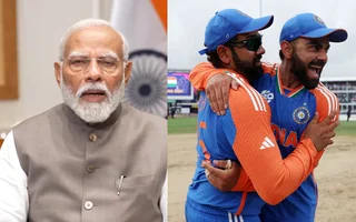Narendra Modi and Team India