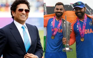 Sachin Tendulkar, Rohit Sharm and Virat Kohli