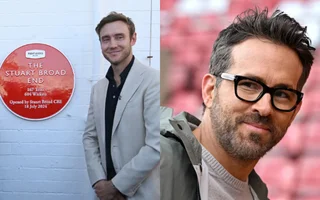 Stuart Broad & Ryan Reynolds.