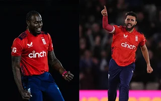 Jofra Archer and Saqib Mahmood